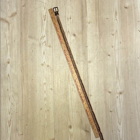 Vintage 80s Brass Chain Belt - Picture 6 of 8